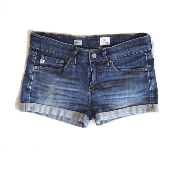 AG Adriano Goldschmied  PIXIE Roll-up Short Size 25 - Picture 1 of 8